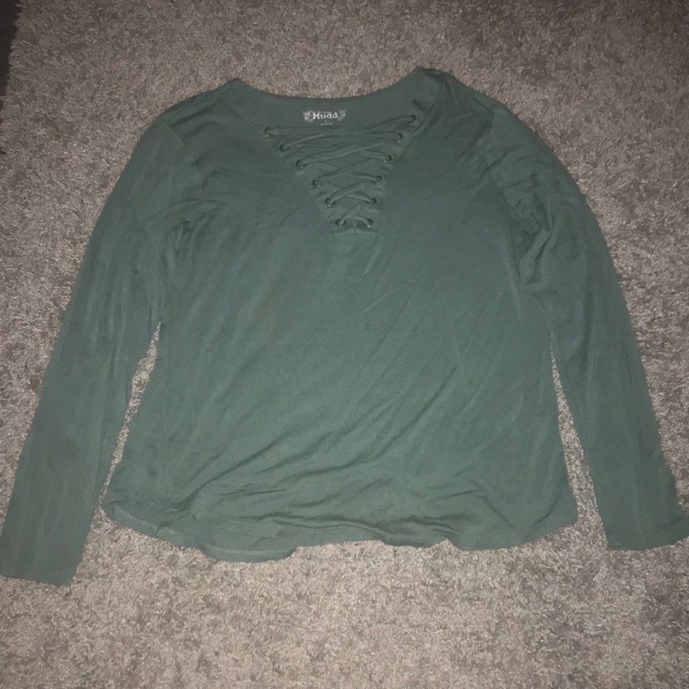 Teal, Mudd brand, long sleeve shirt